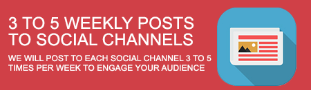 Weekly-Posts-Social 3 to 5 Weekly Posts to Social Channels